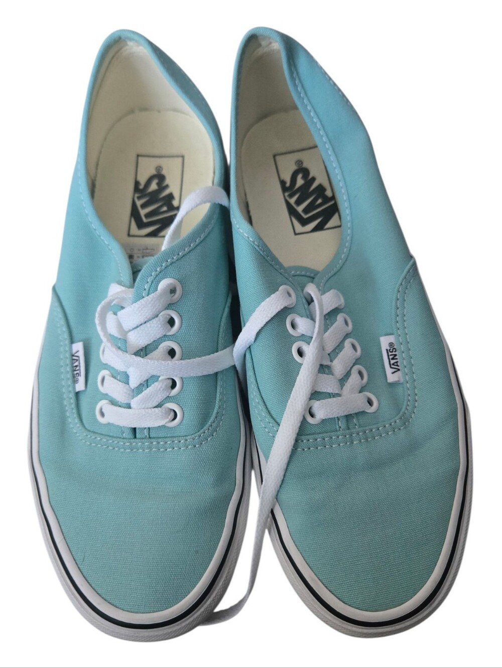 💙 Vans Authentic Sneakers | Aqua Haze/True White | Women's 8.5 / Men's 7